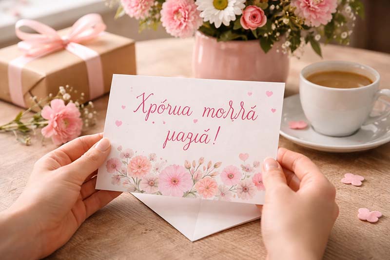 γιορτη μητερας καρτα